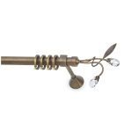 Μεταλλικό Κουρτινόξυλο - Νίκελ Ματ - Φ25 – 26318