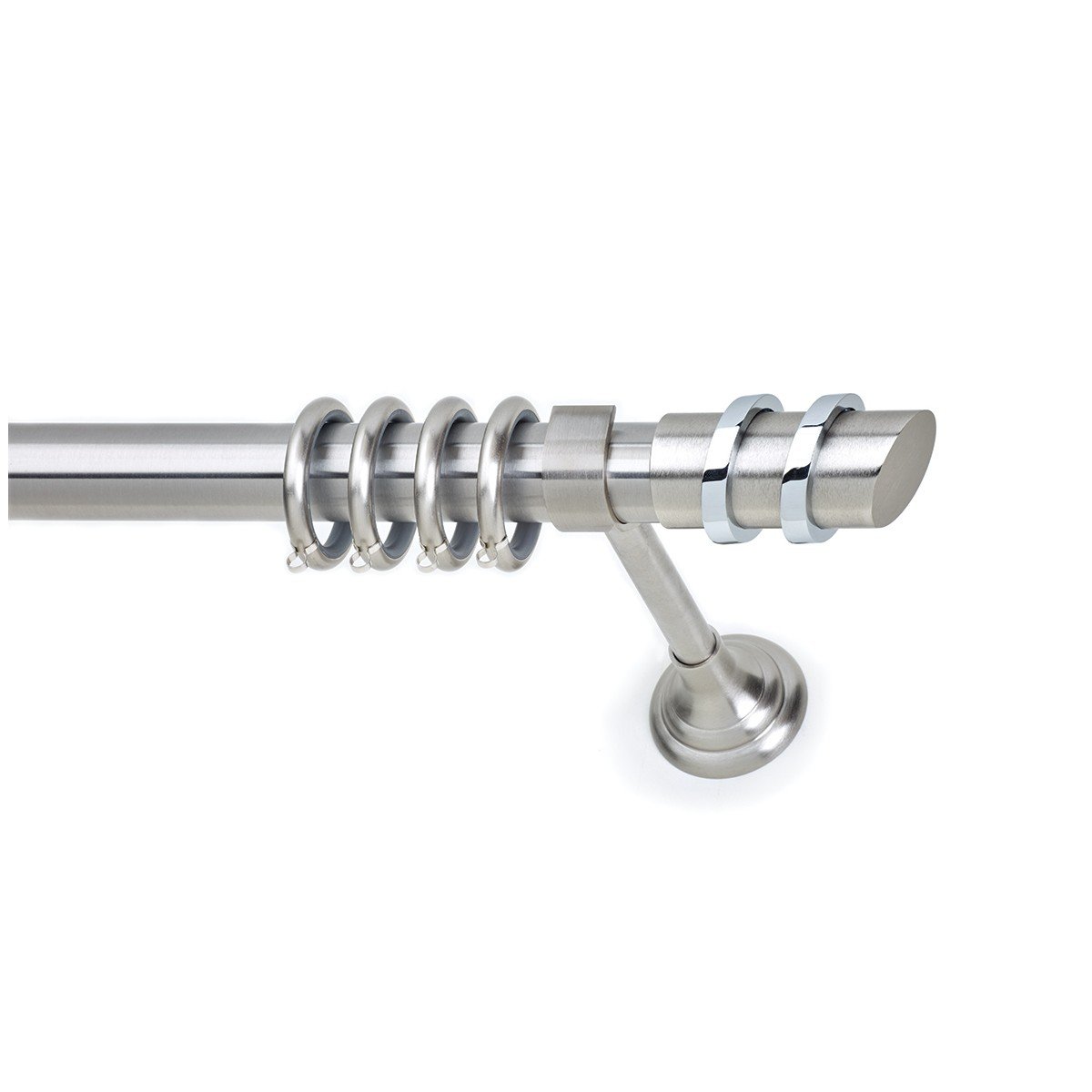 26339 Μεταλλικό Κουρτινόξυλο - Νίκελ Ματ – Φ35 – 26339 - Image 1