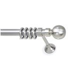 Μεταλλικό Κουρτινόξυλο - Νίκελ Ματ – Φ35 – 26344