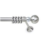 Μεταλλικό Κουρτινόξυλο - Νίκελ Ματ - Φ35 – 26361