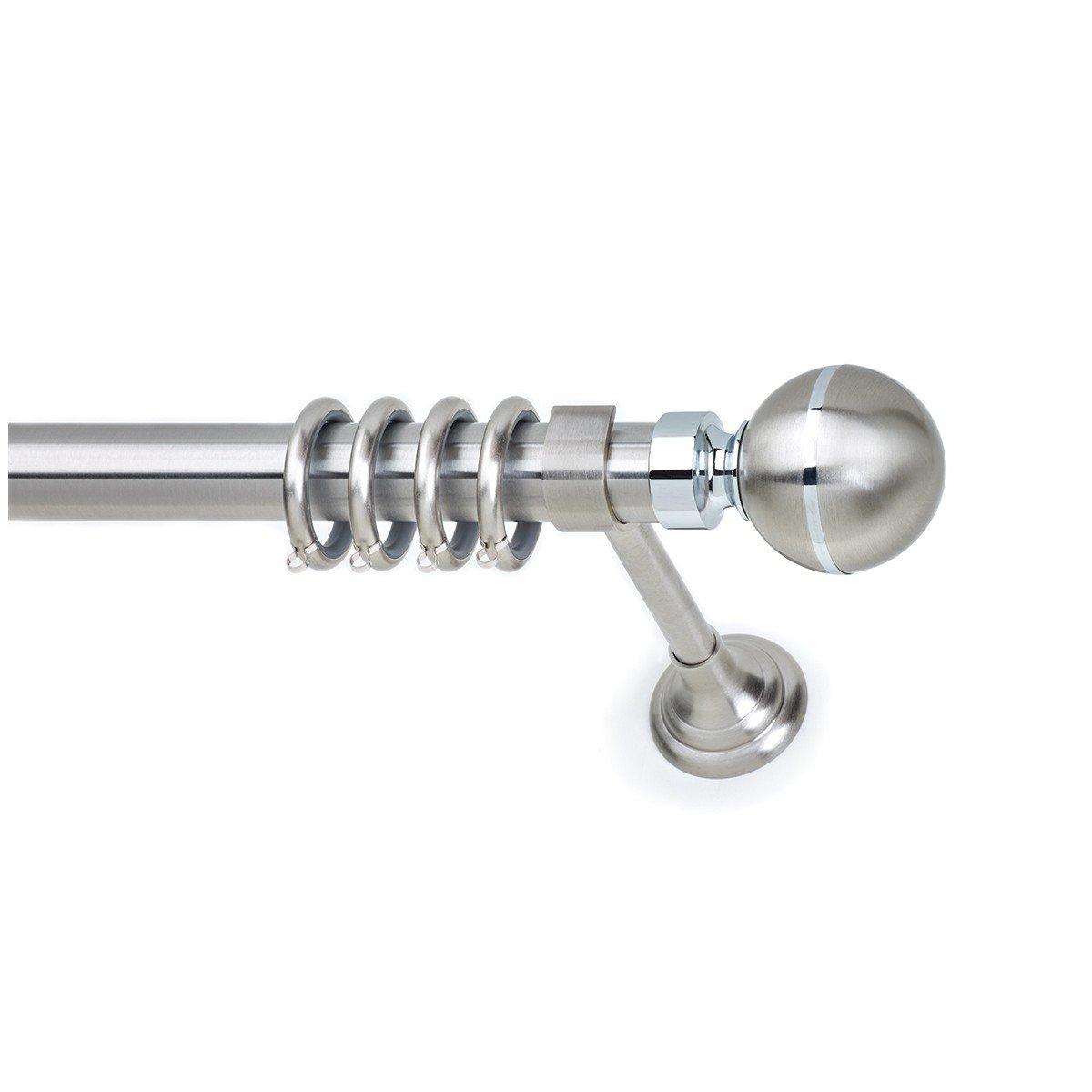 26361 Μεταλλικό Κουρτινόξυλο - Νίκελ Ματ - Φ35 – 26361 - Image 1