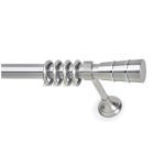 Μεταλλικό Κουρτινόξυλο - Νίκελ Ματ - Φ35 – 26386