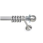 Μεταλλικό Κουρτινόξυλο - Νίκελ Ματ - Φ35 – 26401