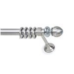 Μεταλλικό Κουρτινόξυλο - Νίκελ Ματ - Φ35 – 26431