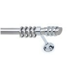 Μεταλλικό Κουρτινόξυλο - Νίκελ Ματ - Φ35 – 26443