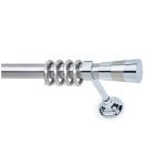 Μεταλλικό Κουρτινόξυλο - Νίκελ Ματ - Φ35 – 26450