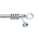 Μεταλλικό Κουρτινόξυλο - Νίκελ Ματ - Φ35 – 26461