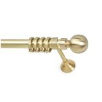 Μεταλλικό Κουρτινόξυλο - Χρυσό Ματ - Φ35 – 26472