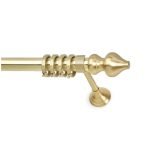 Μεταλλικό Κουρτινόξυλο - Χρυσό Ματ - Φ35 – 26473