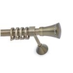 Μεταλλικό Κουρτινόξυλο - Νίκελ Ματ - Φ25 – 26841