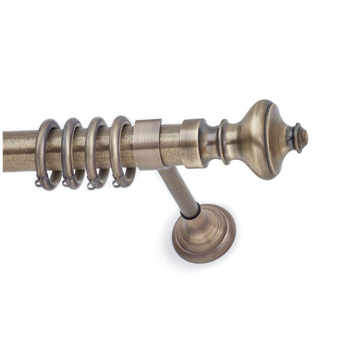 26856 Μεταλλικό Κουρτινόξυλο – Αντικέ - Φ35 – 26856 - Image 1