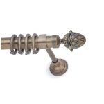 Μεταλλικό Κουρτινόξυλο – Αντικέ - Φ35 – 26859