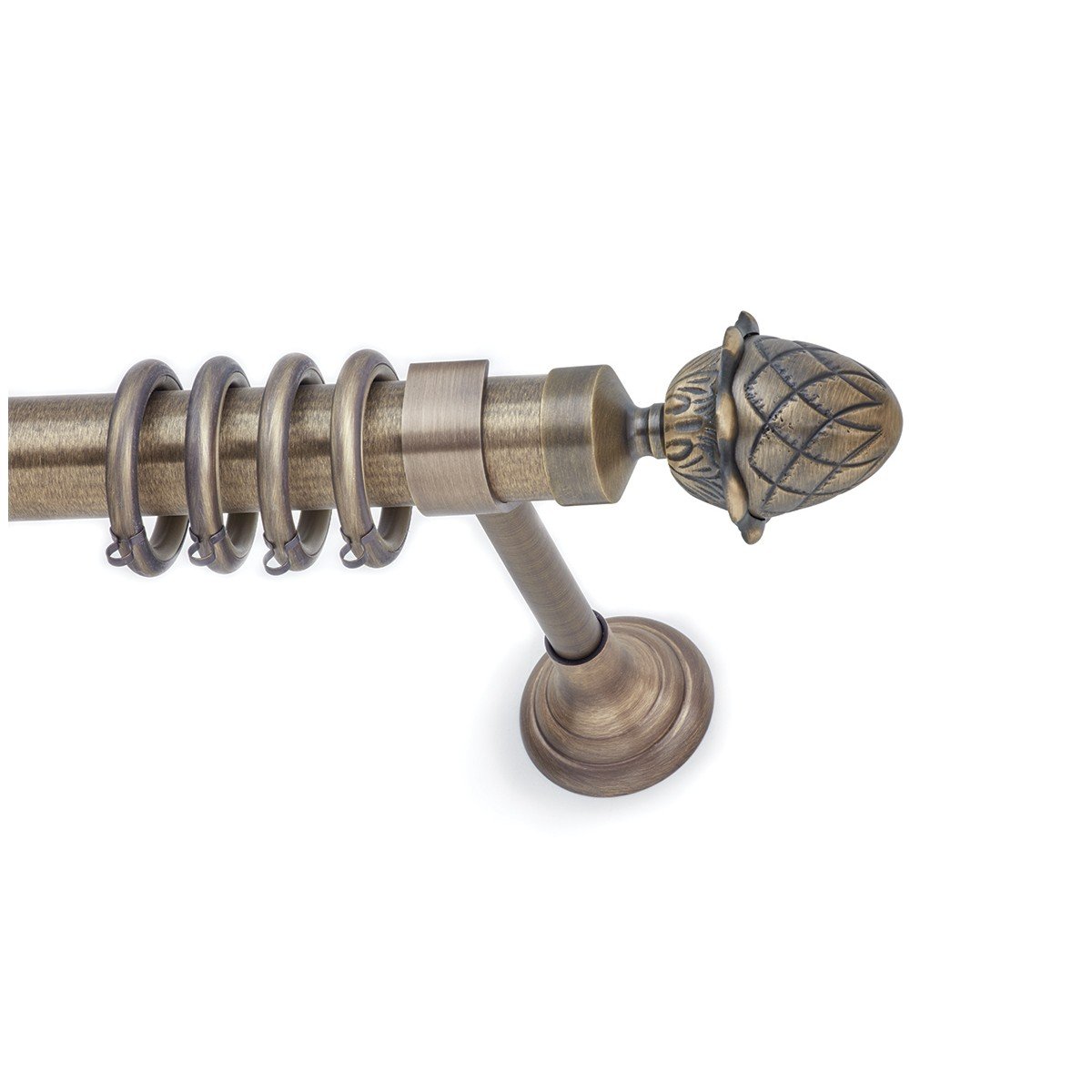 26859 Μεταλλικό Κουρτινόξυλο – Αντικέ - Φ35 – 26859 - Image 1