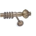 Μεταλλικό Κουρτινόξυλο – Αντικέ - Φ35 – 26863