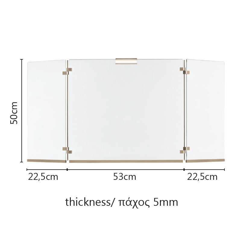 561O-1024x1024a Κάλυψη Τζακιού Ζωγομετάλ 561 με διάσταση 22.5x53x22.5cm και 50cm Υψος - Image 1