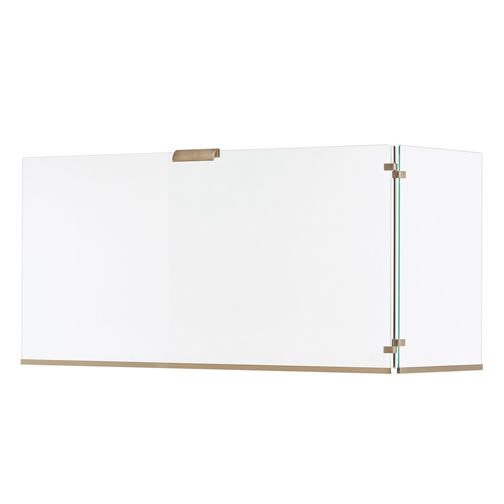 563N-1024x1024 Κάλυψη Τζακιού 80+40x50cm Γυάλινη/Όρο Ματ 563 - By Ζωγομετάλ - Image 1