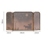 Κάλυψη Τζακιού Ζωγομετάλ 577 με διάσταση 23x54x23cm και 50cm Υψος