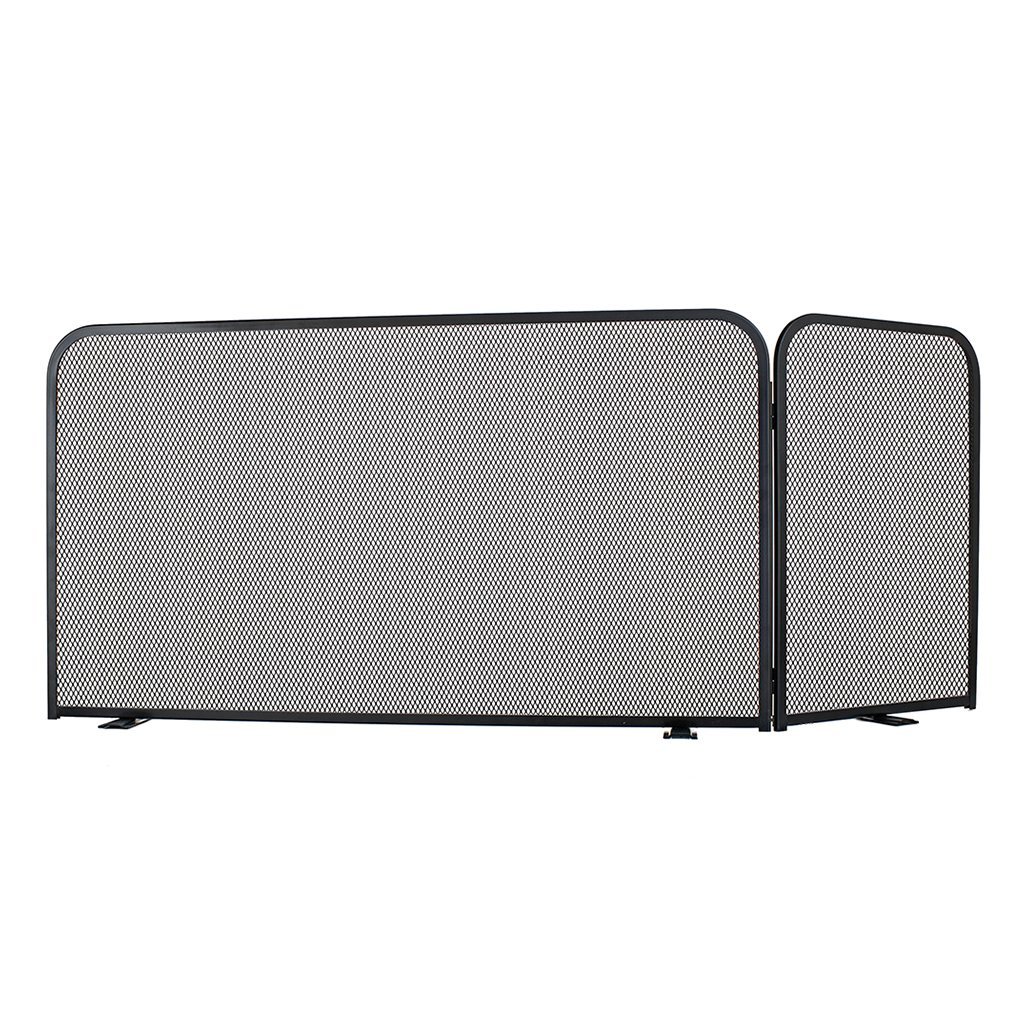 584M-1024x1024 Κάλυψη Τζακιού 90+35x50cm Μαύρο 584 - By Ζωγομετάλ - Image 1