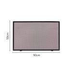 Κάλυψη Τζακιού Μεταλλική Ζωγομετάλ 601 - σε Μαύρο Πατίνα Χαλκό 90x50cm - Image 2