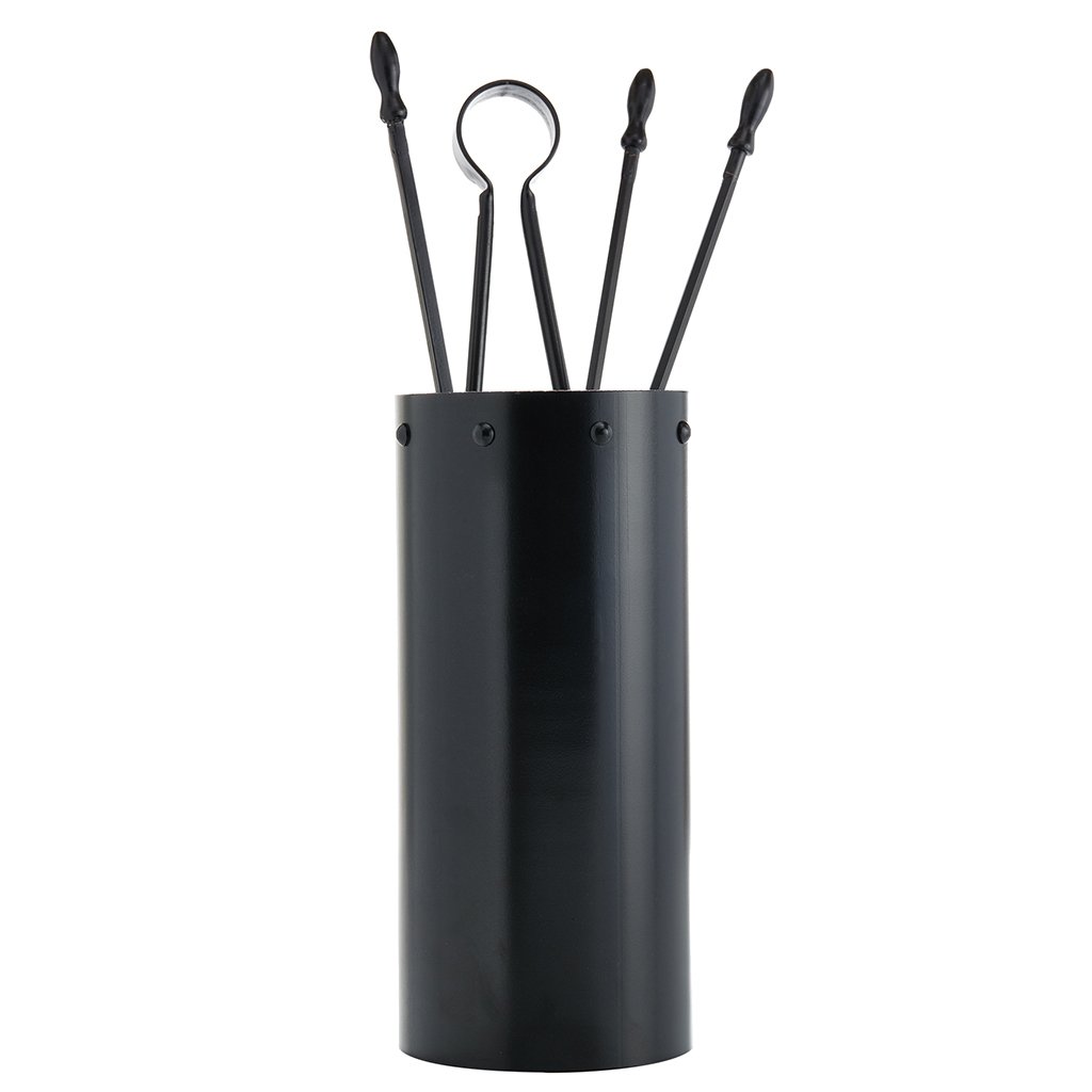 671-k5b-1024x1024 Μαύρο Εργαλεία Τζακιού Σε Κουβαδάκι Ζωγομετάλ Κ05-0671 - Image 1