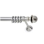 Μεταλλικό Κουρτινόξυλο - Νίκελ Ματ - Φ35 – Cronos