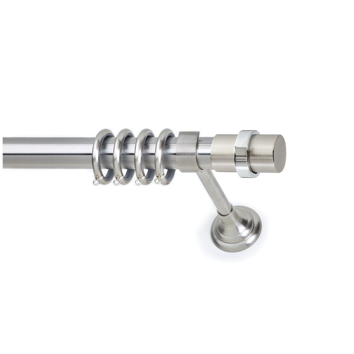 sun_f35 Μεταλλικό Κουρτινόξυλο - Νίκελ Ματ - Φ35 – Sun - Image 1