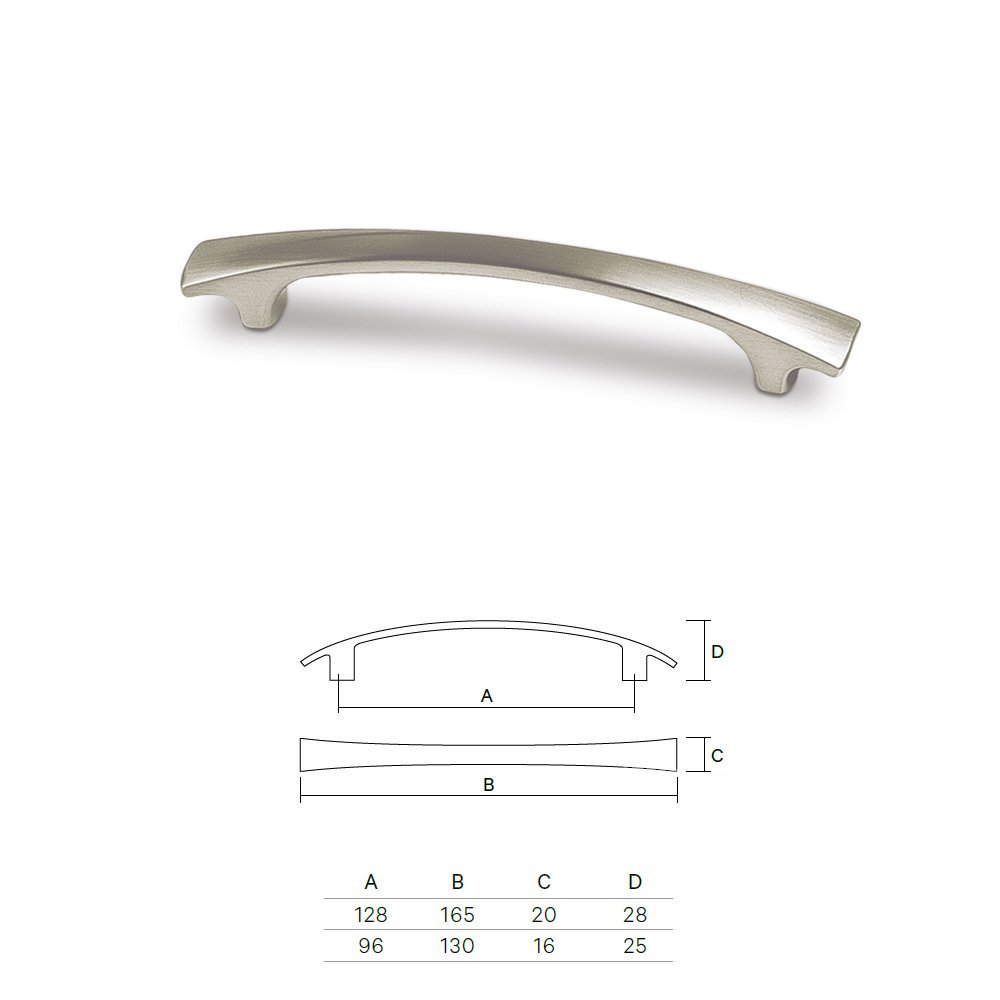 001 estamp 713 nikel mat Ιταλική Λαβή σε Νίκελ ματ - Image 1