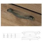 Ιταλική Λαβη σε Αντικέ Χρώμα