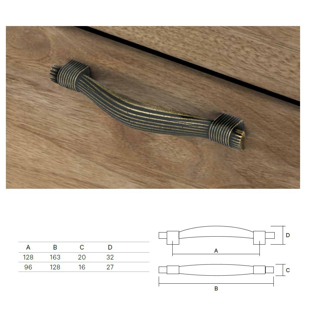 001 reed 749 23-10-23 Ιταλική Λαβη σε Αντικέ Χρώμα - Image 1