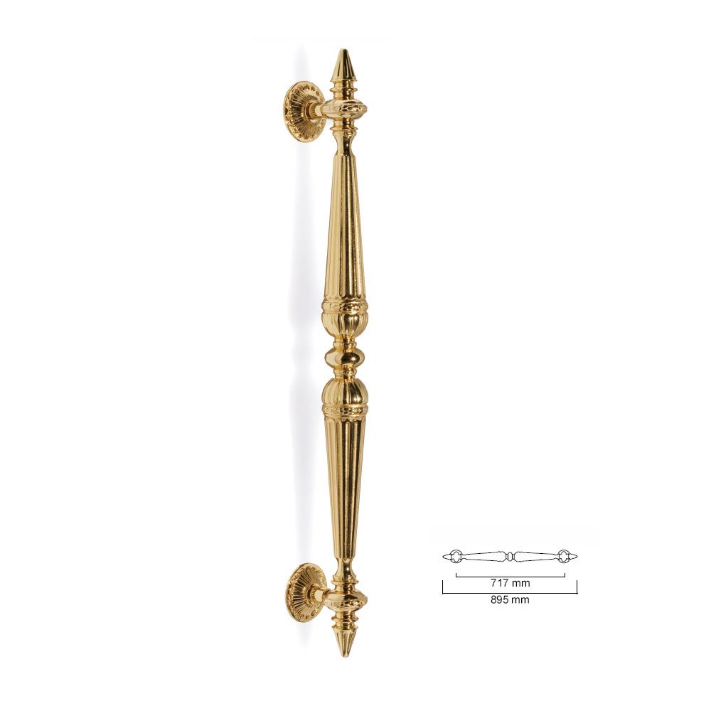 001 zermat 31-5-2019 Ιταλική Λαβή Εξώπορτας σε Χρυσο - Image 1