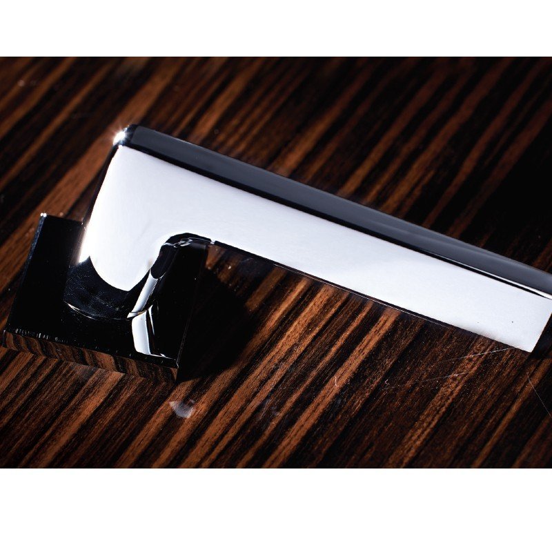 001 zogo (103) Πόμολα Πόρτας Με Ροζέτα Χρώμιο Ζωγομετάλ 354 - Image 1