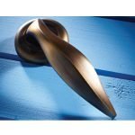 Πόμολα Πόρτας Με Ροζέτα Μπρονζέ Ζωγομετάλ 342