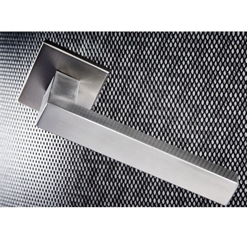 001 zogo (6) Πόμολα Πόρτας Με Ροζέτα Inox Ματ Ζωγομετάλ 2236 - Image 1