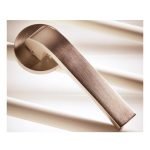 Πόμολα Πόρτας Με Ροζέτα Νίκελ Ματ Ζωγομετάλ 371