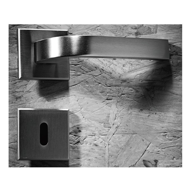 001 zogo (74) Πόμολα Πόρτας Με Ροζέτα Χρώμιο Ματ Ζωγομετάλ 376 - Image 1