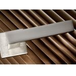 Πόμολα Πόρτας Με Ροζέτα Νίκελ Ματ Ζωγομετάλ 2146