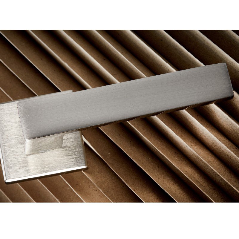 001 zogo (86) Πόμολα Πόρτας Με Ροζέτα Νίκελ Ματ Ζωγομετάλ 2146 - Image 1