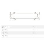 Ιταλική Λαβη σε Μαύρο Ασημί - Image 3