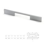 Ιταλική Λαβή σε Νίκελ ματ 12,8 εκ