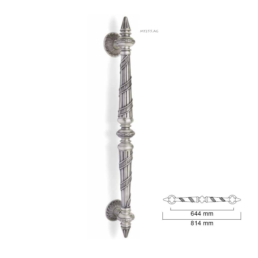 004 zermat 31-5-2019 Ιταλική Λαβή Εξώπορτας σε Κασσιτερο - Image 1