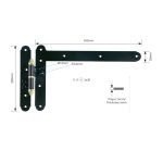 Γωνιακό Μάσκουλο Μαύρο Ζωγομετάλ 125