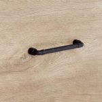 Ιταλική Λαβη σε Μαύρο Ασημί