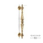 Ιταλική Λαβή Εξώπορτας σε Χρυσο