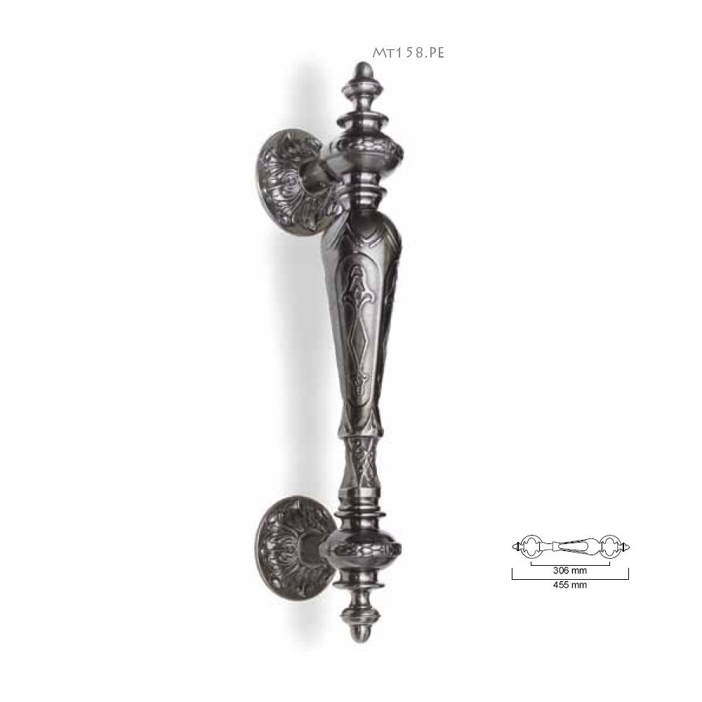 010 zermat 31-5-2019 Ιταλική Λαβή Εξώπορτας σε Κασσιτερο - Image 1