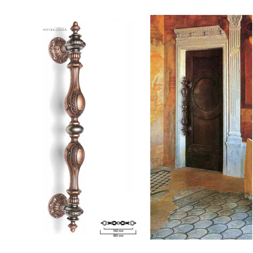 013 zermat 31-5-2019 Ιταλική Λαβή Εξώπορτας σε Χαλκο - Image 1