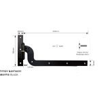 Μάσκουλο Μαύρο Ζωγομετάλ 0140