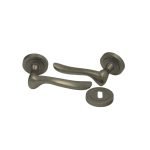 Πόμολο Πόρτας με Ροζέτα Οικονομικό Κασσίτερος