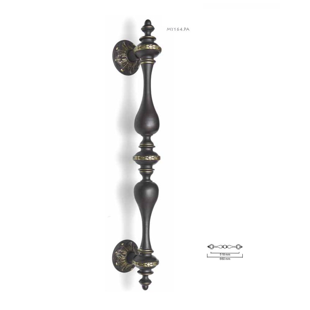 022 zermat 9-6-2019 Εξαιρετική Ιταλική λαβή εξώπορτας - Image 1