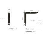 Διακοσμητική Γωνία Μαύρη 0179 - Image 2