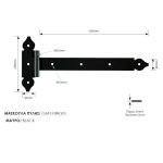 Μάσκουλο Πυλης - Αυλοπορτα Μαύρο Ζωγομετάλ 0128